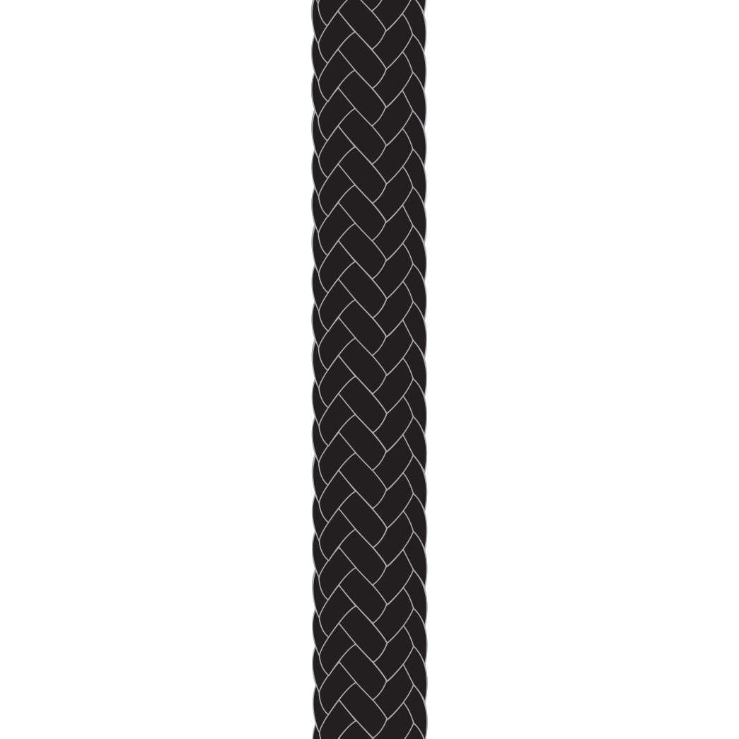 Kingfisher Braid on Braid Polyester Rope Black 8mm