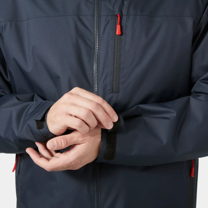 Helly Hansen Crew Hooded Pile Jacket Navy