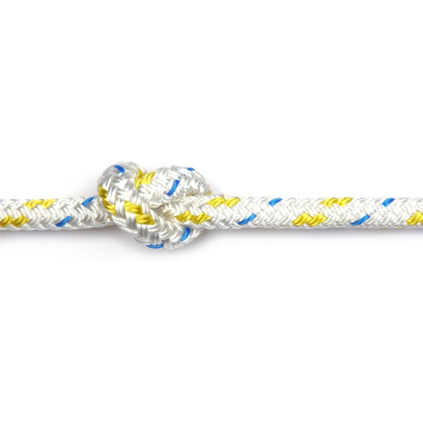 Kingfisher Braid on Braid Polyester Rope Yellow Fleck 12mm