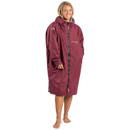 Unisex Hooded Osprey Changing Robe Waterproof & Windproof Maroon