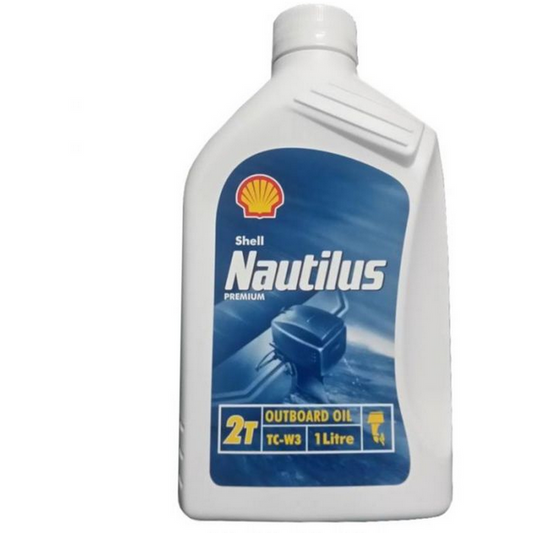 Shell Nautilus Outboard Oil 2 Stroke 2T 1Ltr NMMA TC-W3