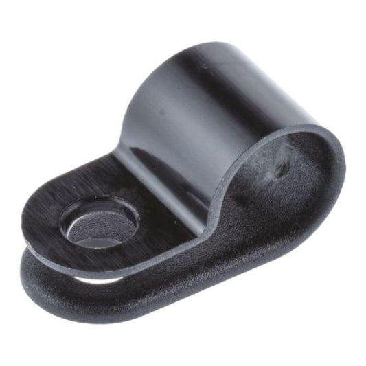 Holt P Clips Black Nylon 6mm - Q809