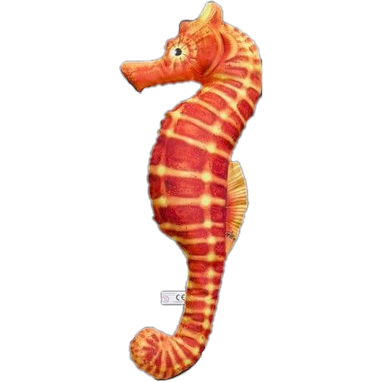 Seahorse Fish Cushion Orange 70cm