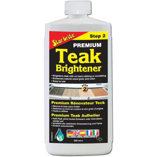 Starbrite Teak Brightener 500ml Enhances Natural Wood