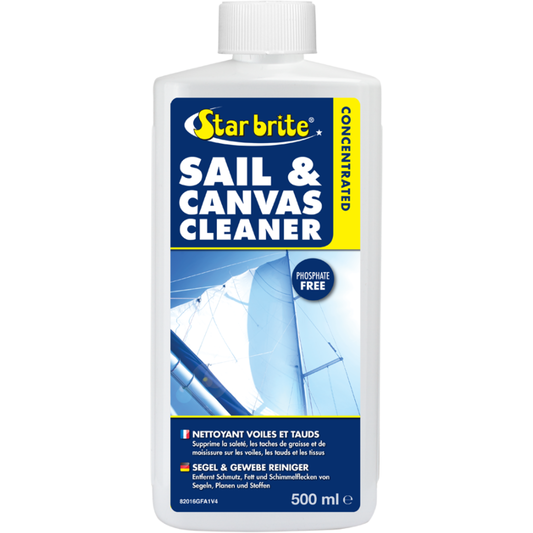Star Brite Sail and Canvas Cleaner Concentrated 500ml Dirt Grease Mildew