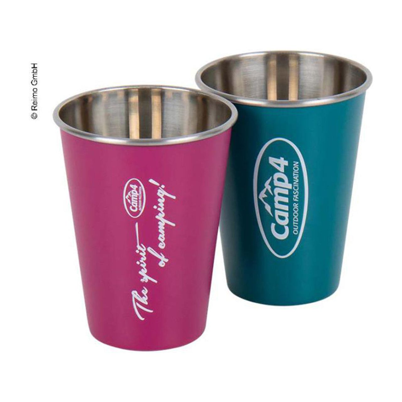 Stainless Steel Mug In Berry & Blue