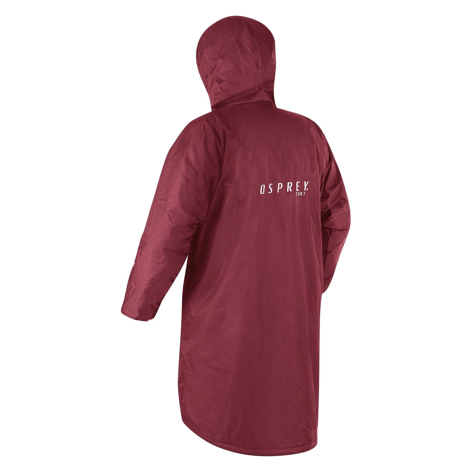 Unisex Hooded Osprey Changing Robe Waterproof & Windproof Maroon