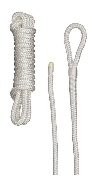 Braided Fender Lanyard Seago White