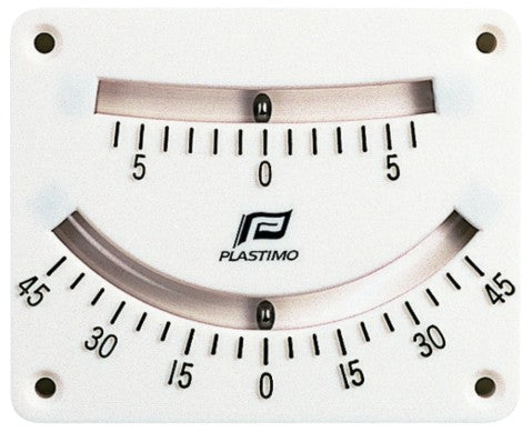 Plastimo Clinometer Twin Scale Yacht Dinghy Heelmeter