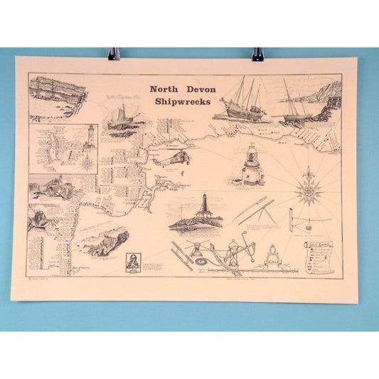 Devon Planaship Poster Shipwrecks