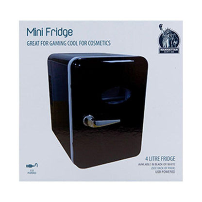 Mini USB Mains Fridge 4 Litre Black or White