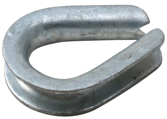 Galvanised Steel Thimbles for Wire or Rope (COMPT08) (COMPT12)