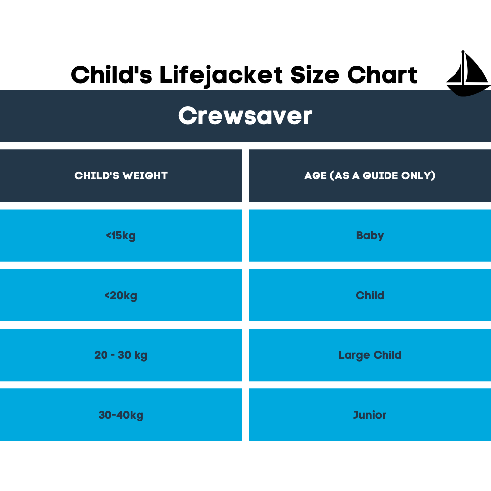 Crewsaver Spiral Childrens 100N Foam Lifejacket