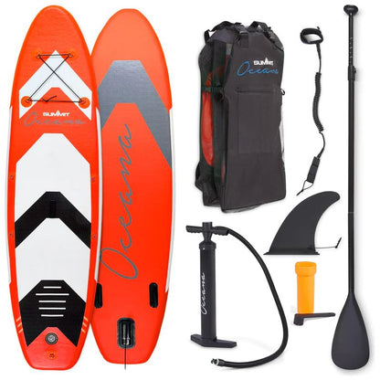 Summit Oceana 10ft Paddleboard SUP Red Kit