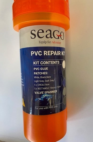Seago PVC Inflatable Boat Repair Kit  Glue Patches Spanner