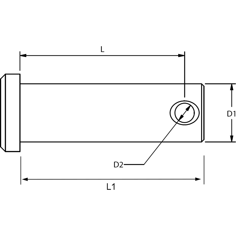 Proboat Clevis Pin & Split Ring 5mm x 21mm