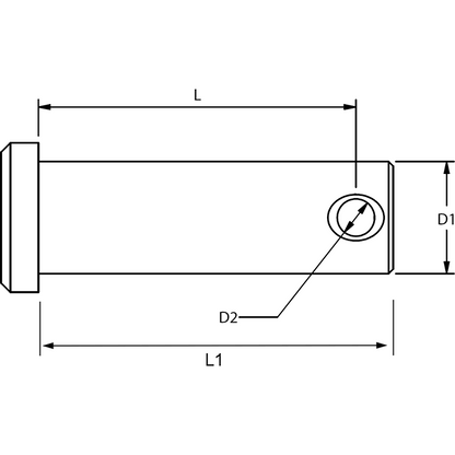 Proboat Clevis Pin & Split Ring 5mm x 21mm