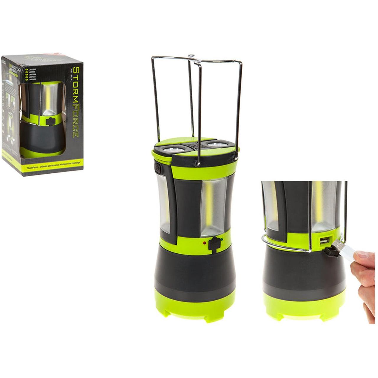 STORMFORCE RECHARGEABLE COB LANTERN & LED TORCHES