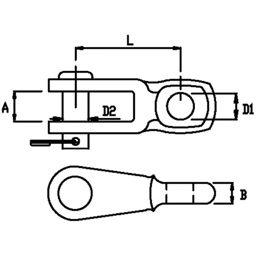 Cast Stainless Steel Toggle