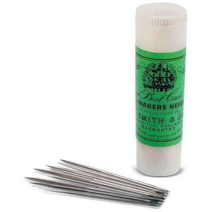 Sail Makers Sewing Needles- Ass Tube of 10 Sail Cover Tent Repairs