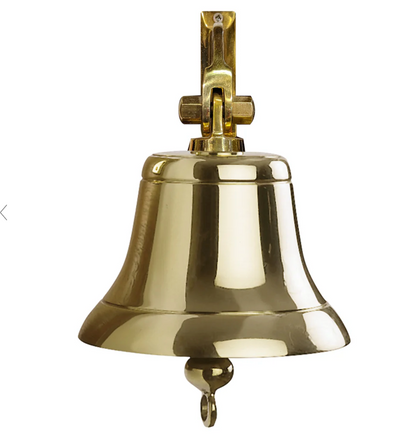 Nauticalia Brass Ships Bell 4in 5081, last orders bell