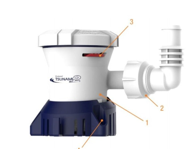 Attwood Tsunami MK2 500gph Bilge Pump 12v