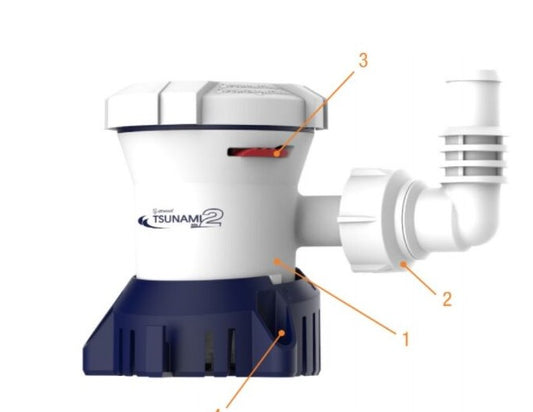 Attwood Tsunami MK2 500gph Bilge Pump 12v