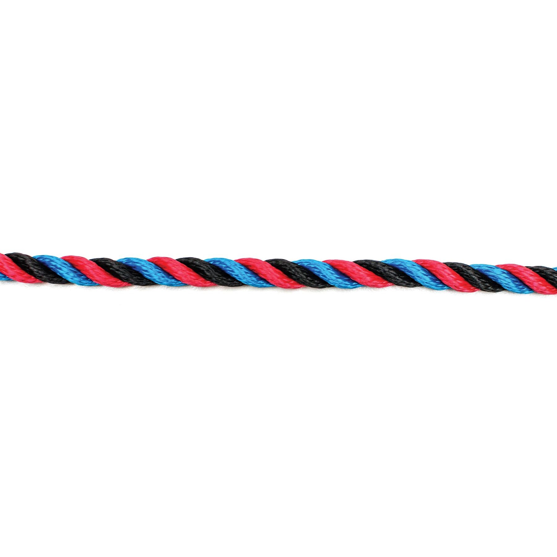 Kingfisher 3 Strand Rope Red/Black/Blue 14mm