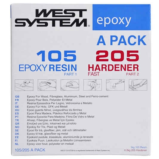 West System A Pack Epoxy Resin & Hardner