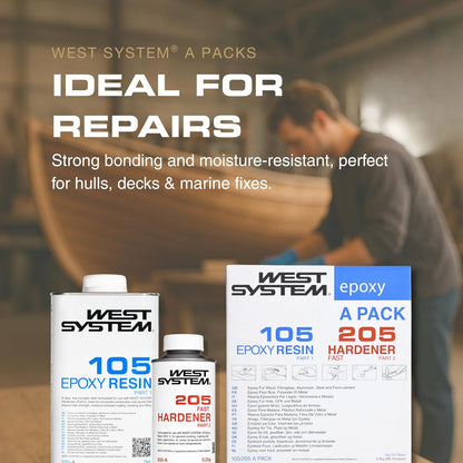 West System A Pack Epoxy Resin & Hardner