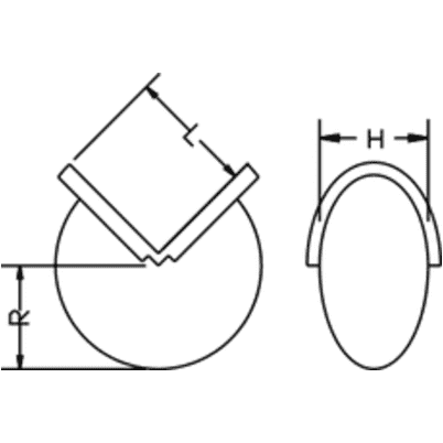 Anchor Marine Transom Corner Fender White