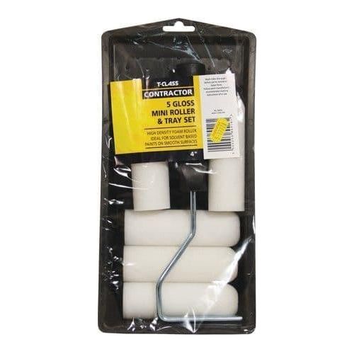 Hamilton Mini Roller Set 4" Foam Gloss High Density