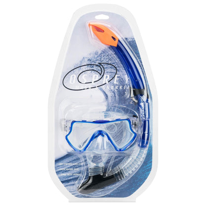 Osprey Adult Mask and Snorkel Set Tempered Glass