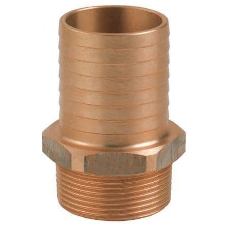 Bronze Male Hose Connector 1/2" 3/4, 1" and 11/2" BSP