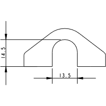 Allen PVC Open Fairlead 12mm AL-0382