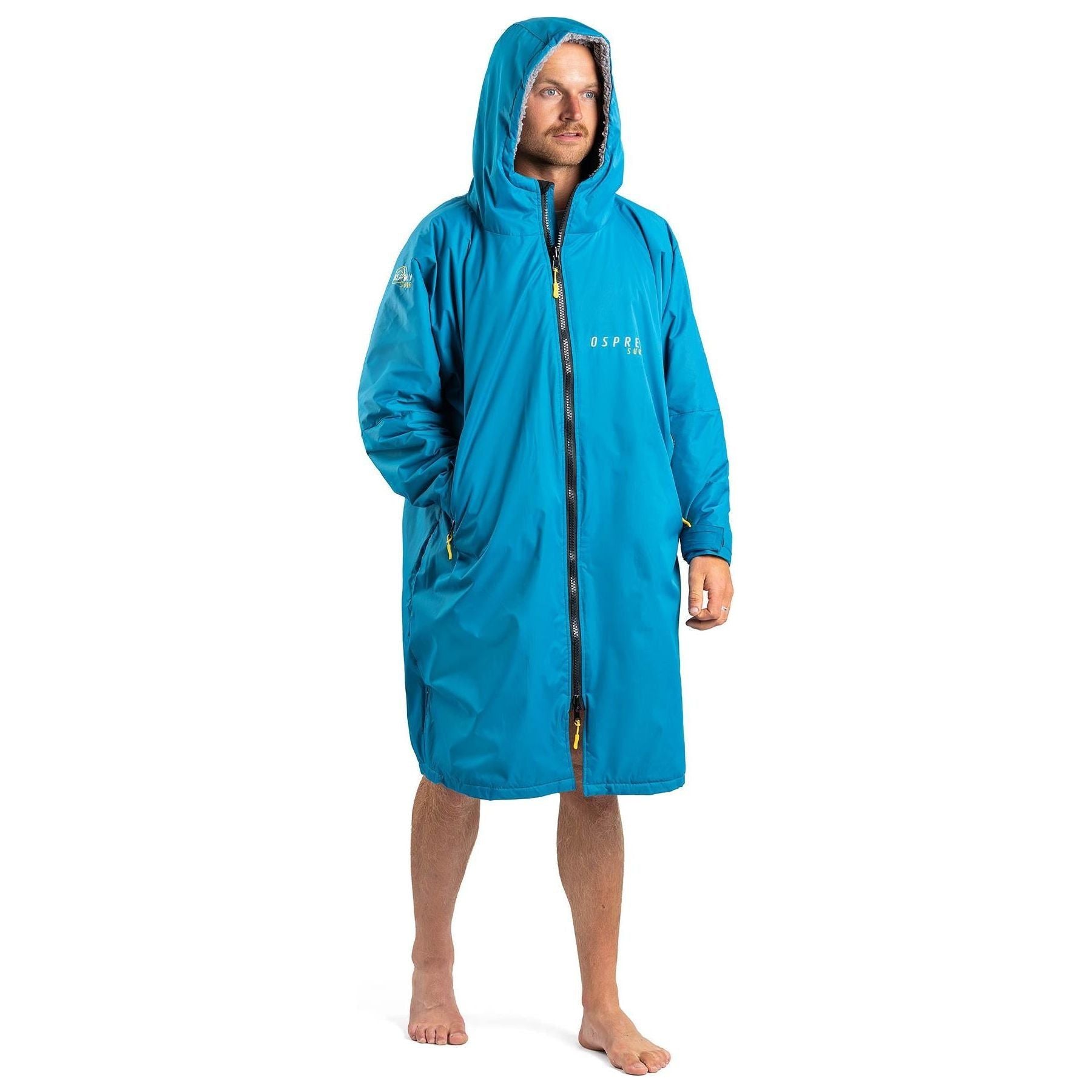 Unisex Hooded Osprey Changing Robe Waterproof & Windproof Teal