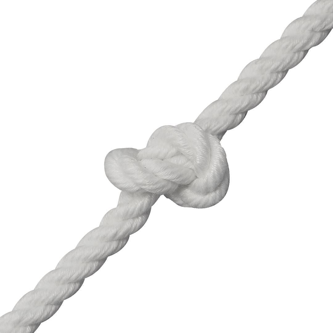 Kingfisher 3 Strand Nylon Rope White 16mm