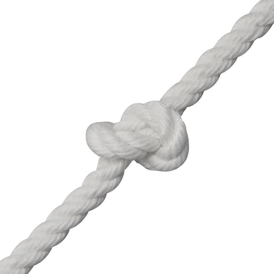 Kingfisher 3 Strand Nylon Rope White 16mm