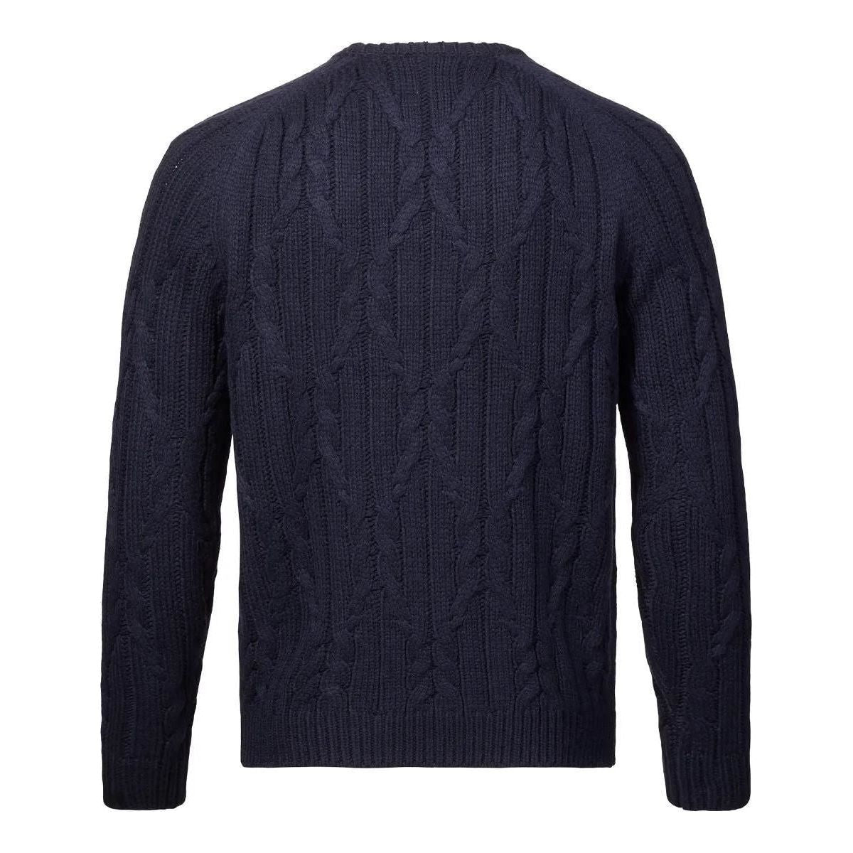 Musto Men's Marina Cable Knit Navy Medium