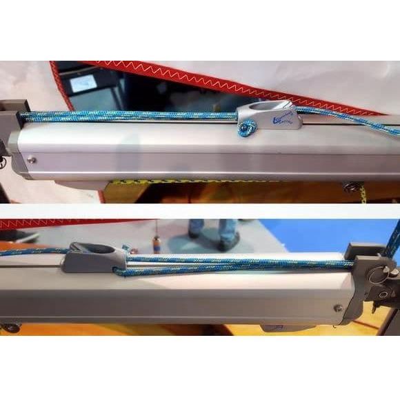 Clamcleat CL211 MK2 AN/S2 with Becket Hard Anodozed  3- 6mm Rope