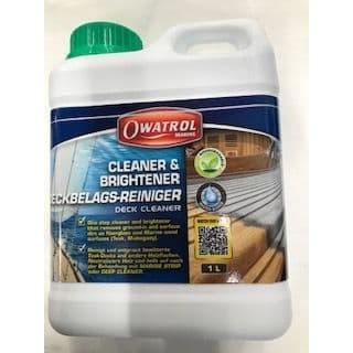 Cleaner and Brightener Deck Cleaner by Owatrol  1Ltr