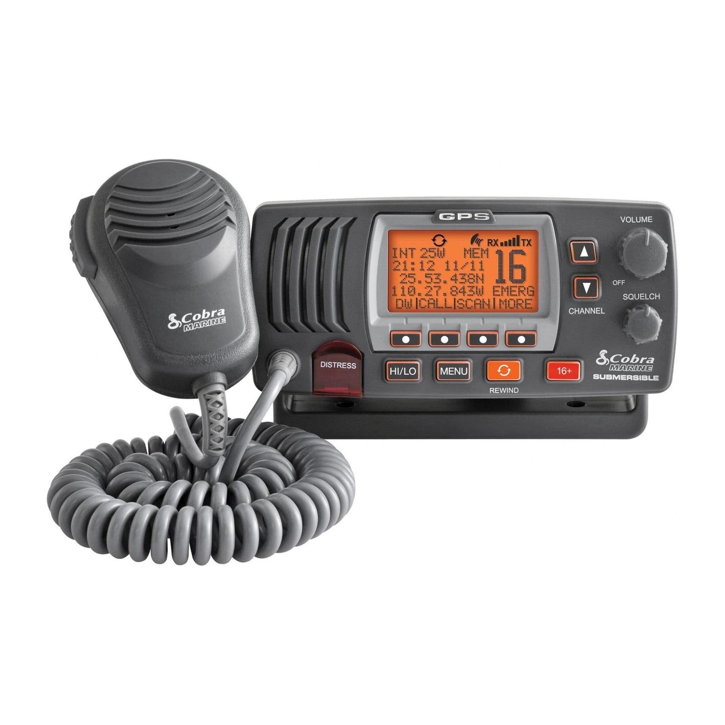 Cobra Marine VHF Fixed Radio F77B GPS E