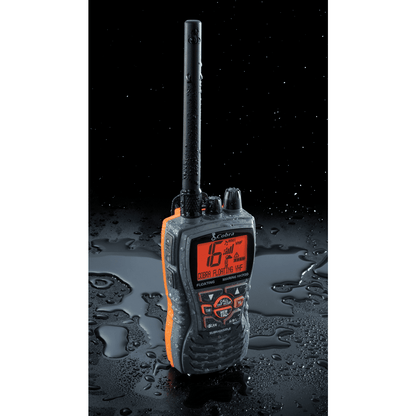 Cobra Marine VHF Hand Held Floating Radio HH350 FLT EU Submersible Lithium Ion