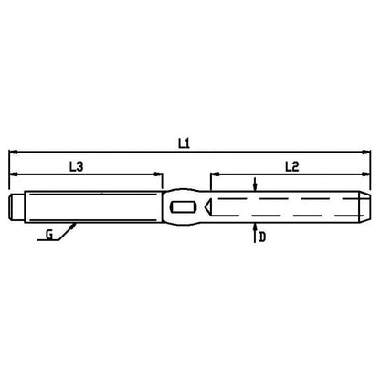 Blue Wave Swage Stud UNF 5mm x 5/16in