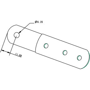 Allen Stainless Steel Mast Tang AL-4041