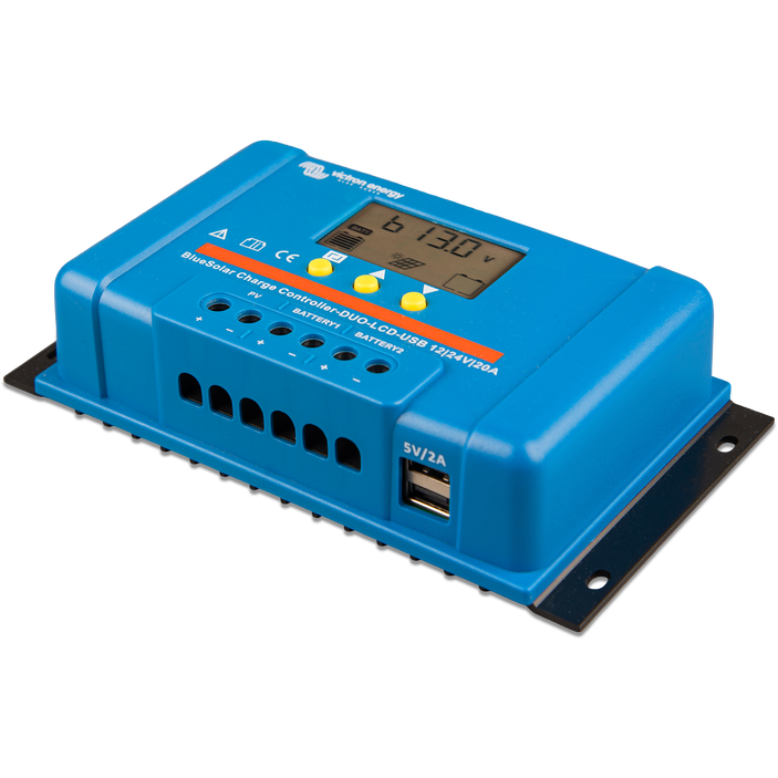 Victron BlueSolar PWM DUO-LCD & USB 12/24V-20A