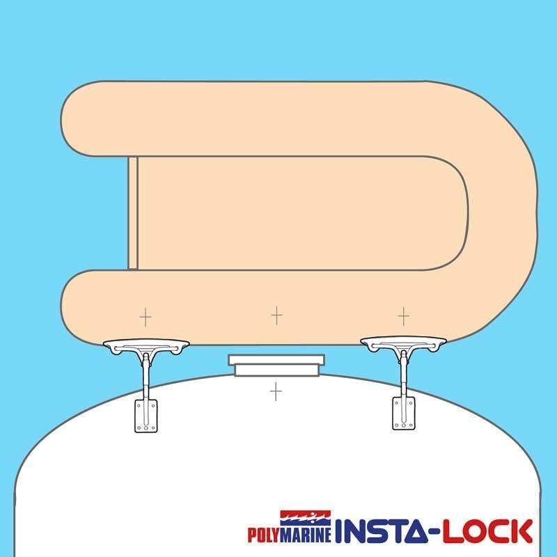 Polymarine Insta-Lock Davit Kit