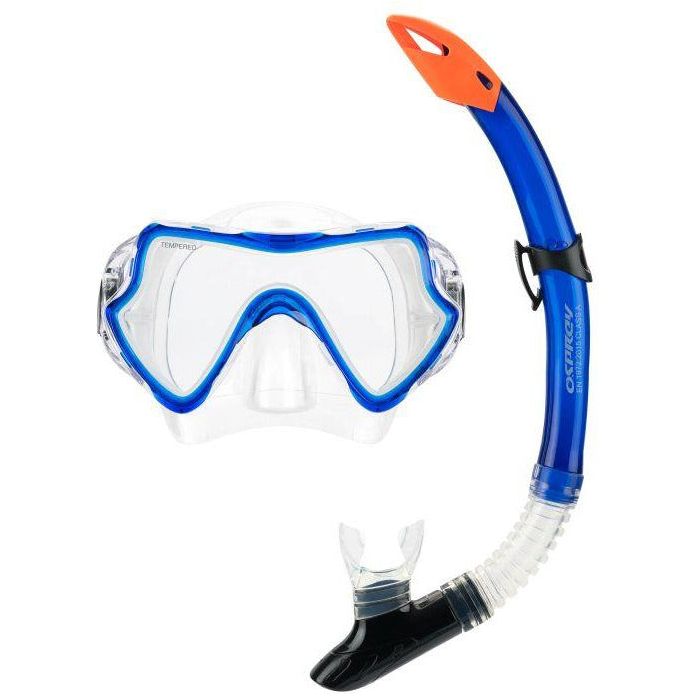 Osprey Adult Mask and Snorkel Set Tempered Glass