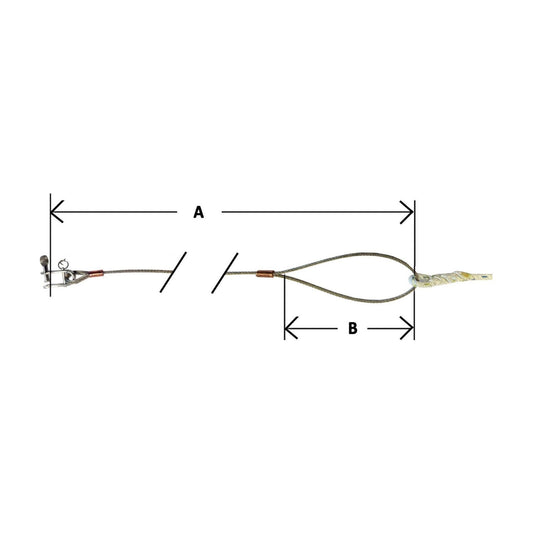 Enterprise Dinghy Halyard Jib and Main Halyard inc Captive Shackle