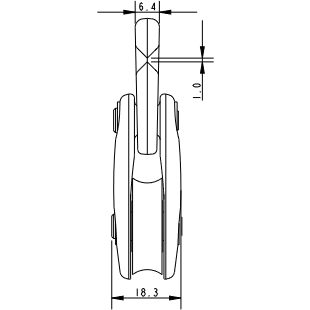 Laser Traveller Block/Clip